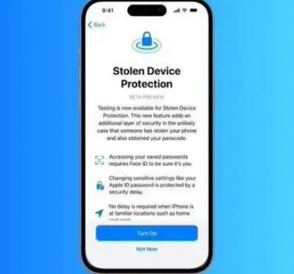 邹平苹果授权维修店分享被盗设备保护功能开启方法 