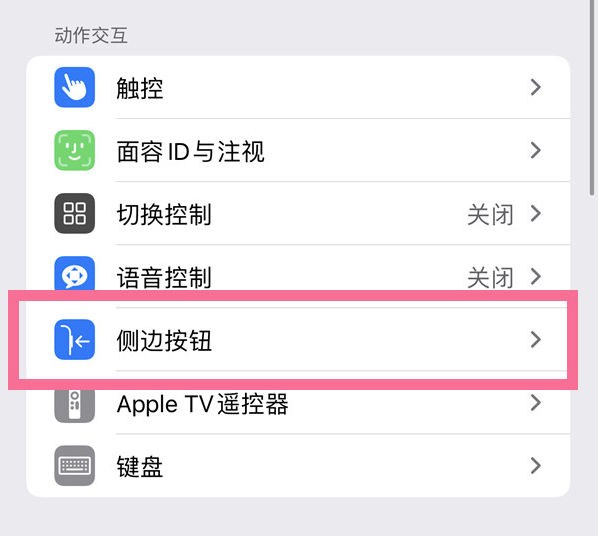 邹平苹果14维修店分享iPhone14 Plus侧键双击下载功能关闭方法 